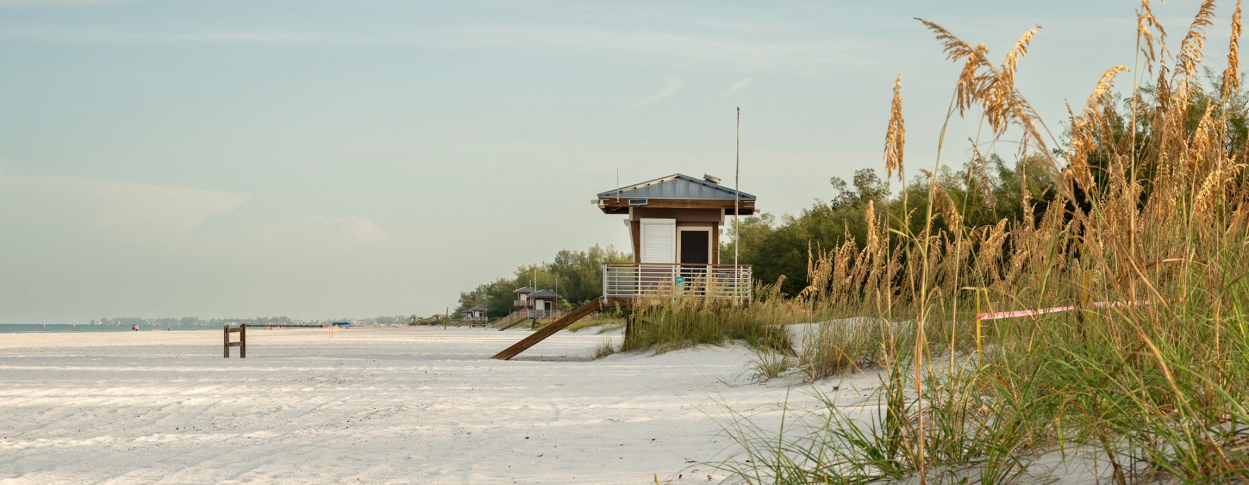 life guard stand on beach
